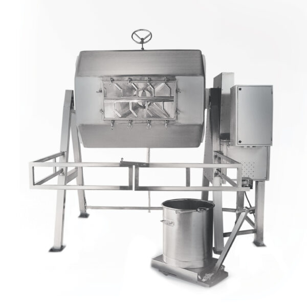 The image showcases an Octagonal Blender, consisting of a stainless steel mixer and a bucket