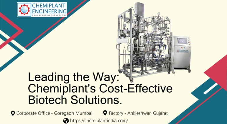 Image of a bioreactor demonstrating the cost-effective biotechnologies.