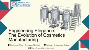 A glimpse into the evolution of cosmetics manufacturing through engineering elegance.